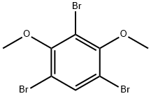 Benzene, 1,3,5-tribromo-2,4-dimethoxy- Structure