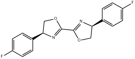 2,2'-Bioxazole, 4,4'-bis(4-fluorophenyl)-4,4',5,5'-tetrahydro-, (4S,4'S)- Structure