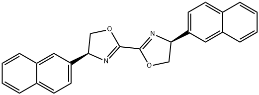 2,2'-Bioxazole, 4,4',5,5'-tetrahydro-4,4'-di-2-naphthalenyl-, (4S,4'S)- Structure