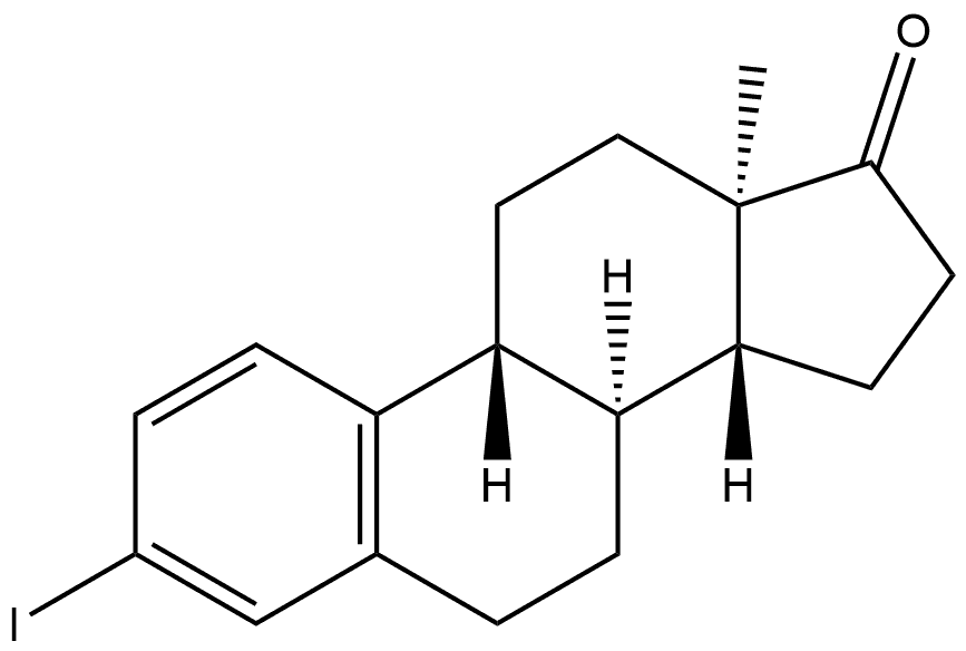 Estra-1,3,5(10)-trien-17-one, 3-iodo-, (8α,9β,13α,14β)- Structure