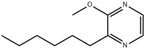 Pyrazine, 2-hexyl-3-methoxy- Structure