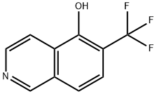5-Isoquinolinol, 6-(trifluoromethyl)- 구조식 이미지