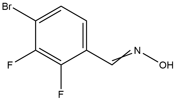 4-Bromo-2,3-difluorobenzaldehyde oxime Structure