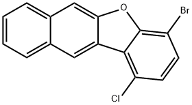 Benzo[b]naphtho[2,3-d]furan, 4-bromo-1-chloro- Structure