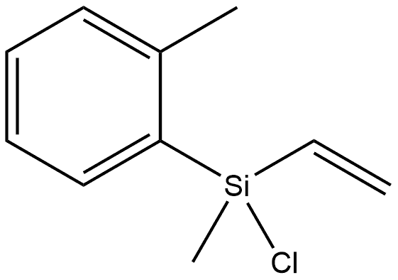 Benzene, 1-(chloroethenylmethylsilyl)-2-methyl- Structure
