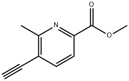 Methyl 5-ethynyl-6-methyl-2-pyridinecarboxylate Structure