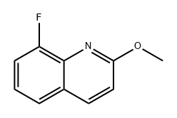 Quinoline, 8-fluoro-2-methoxy- Structure