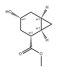 Bicyclo[4.1.0]heptane-2-carboxylic acid, 4-hydroxy-, methyl ester, (1R,2R,4R,6R)-rel- 구조식 이미지