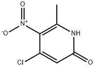 2(1H)-Pyridinone, 4-chloro-6-methyl-5-nitro- 구조식 이미지