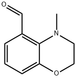 2H-1,4-Benzoxazine-5-carboxaldehyde, 3,4-dihydro-4-methyl- Structure