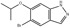 5-Bromo-6-(1-methylethoxy)-1H-indazole 구조식 이미지