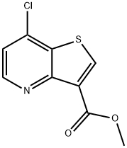 Thieno[3,2-b]pyridine-3-carboxylic acid, 7-chloro-, methyl ester Structure