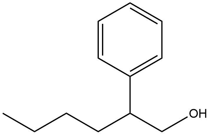 Benzeneethanol, β-butyl- 구조식 이미지