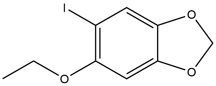 5-Ethoxy-6-iodo-1,3-benzodioxole Structure