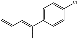 Benzene, 1-chloro-4-[(1E)-1-methyl-1,3-butadien-1-yl]- Structure