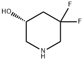 (3R)-5,5-Difluoro-piperidin-3-ol Structure