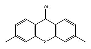 9H-Thioxanthen-9-ol, 3,6-dimethyl- Structure