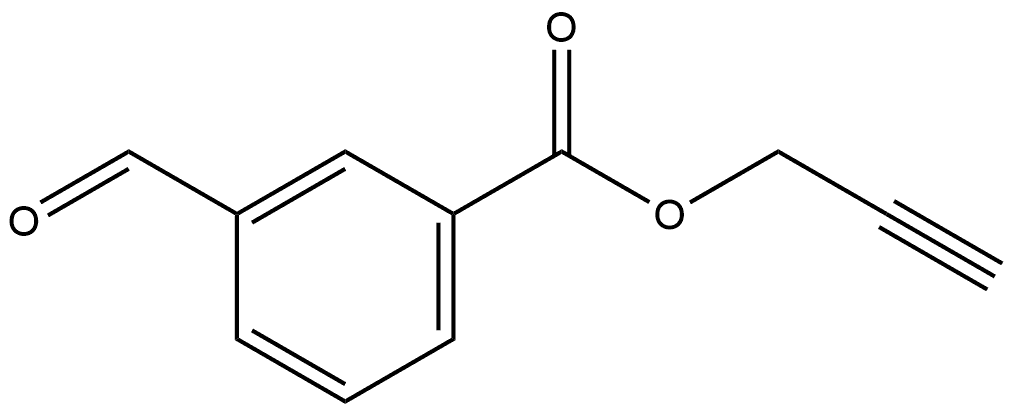 2-Propyn-1-yl 3-formylbenzoate Structure