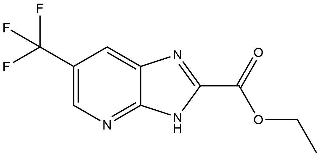 Ethyl 6-(Trifluoromethyl)-1H-imidazo[4,5-b]pyridine-2-carboxylate Structure