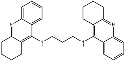 1,3-Propanediamine, N1,N3-bis(1,2,3,4-tetrahydro-9-acridinyl)- Structure