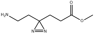 Methyl 3-(2-aminoethyl)-3H-diazirine-3-propanoate Structure