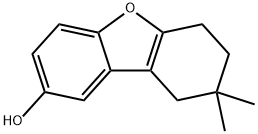 2-Dibenzofuranol, 6,7,8,9-tetrahydro-8,8-dimethyl- Structure