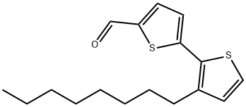 [2,2'-Bithiophene]-5-carboxaldehyde, 3'-octyl- 구조식 이미지