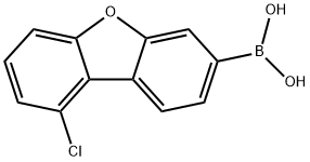 Boronic acid, B-?(9-?chloro-?3-?dibenzofuranyl)?- 구조식 이미지