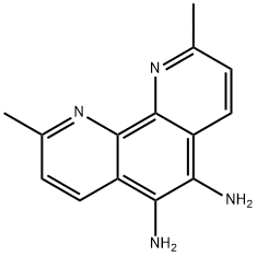 1,10-Phenanthroline-5,6-diamine, 2,9-dimethyl- Structure