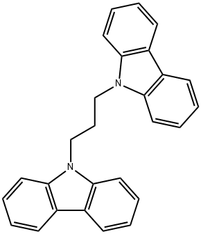 1,3-di(N-carbazolyl)propane Structure