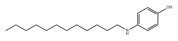 Phenol, 4-(dodecylamino)- Structure