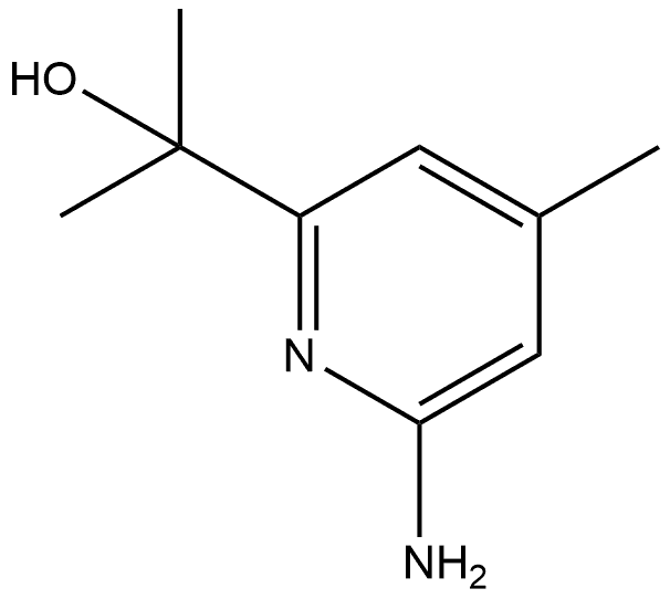 2-(6-Amino-4-methylpyridin-2-yl)propan-2-ol Structure