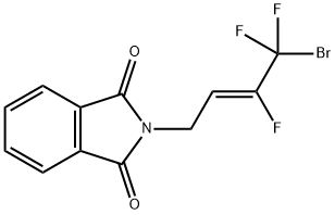 (Z)-2-(4-Bromo-3,4,4-trifluorobut-2-en-1-yl)isoindoline-1,3-dione Structure