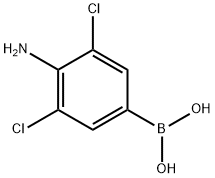 Boronic acid, B-(4-amino-3,5-dichlorophenyl)- Structure