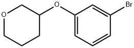 2H-Pyran, 3-(3-bromophenoxy)tetrahydro- Structure