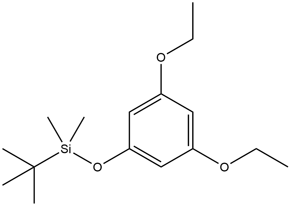 1-[[(1,1-Dimethylethyl)dimethylsilyl]oxy]-3,5-diethoxybenzene Structure