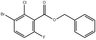 Benzyl 3-bromo-2-chloro-6-fluorobenzoate Structure