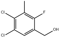 (4,5-Dichloro-2-fluoro-3-methylphenyl)methanol Structure