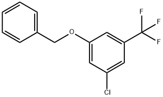 1-(Benzyloxy)-3-chloro-5-(trifluoromethyl)benzene Structure