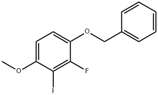 1-(Benzyloxy)-2-fluoro-3-iodo-4-methoxybenzene Structure