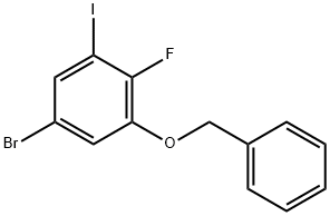 1-(benzyloxy)-5-bromo-2-fluoro-3-iodobenzene Structure