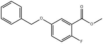 Methyl 5-(benzyloxy)-2-fluorobenzoate Structure