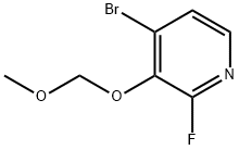 4-bromo-2-fluoro-3-(methoxymethoxy)pyridine 구조식 이미지