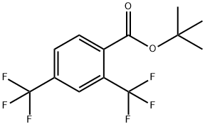 Tert-butyl 2,4-bis(trifluoromethyl)benzoate Structure