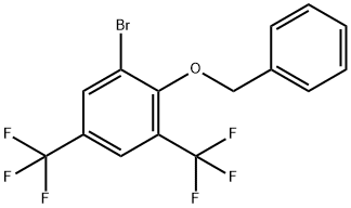 2-(Benzyloxy)-1-bromo-3,5-bis(trifluoromethyl)benzene Structure