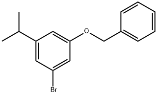 1-(Benzyloxy)-3-bromo-5-isopropylbenzene Structure