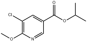 Isopropyl 5-chloro-6-methoxynicotinate Structure