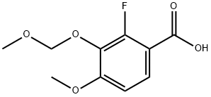 2-Fluoro-4-methoxy-3-(methoxymethoxy)benzoic acid Structure