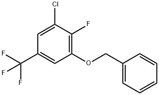 1-(Benzyloxy)-3-chloro-2-fluoro-5-(trifluoromethyl)benzene Structure