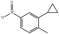 2-cyclopropyl-1-methyl-4-nitrobenzene Structure